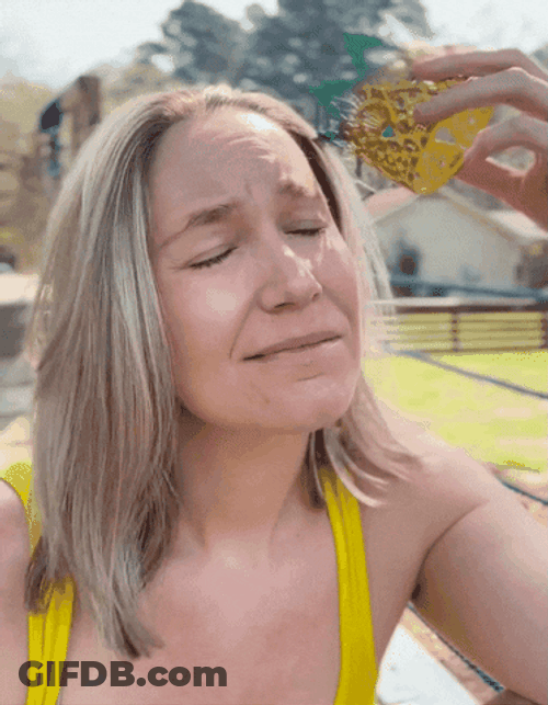 Head Tap Woman Holding Small Crown GIF