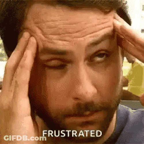 Headache Frustrated Expression GIF