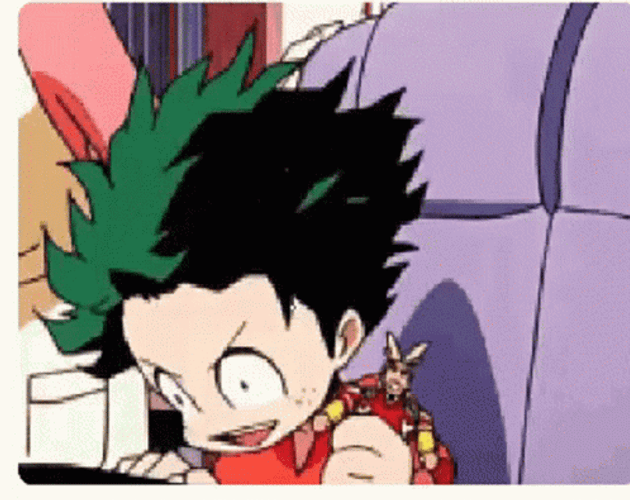 Headbang Anime Izuku Midoriya GIF