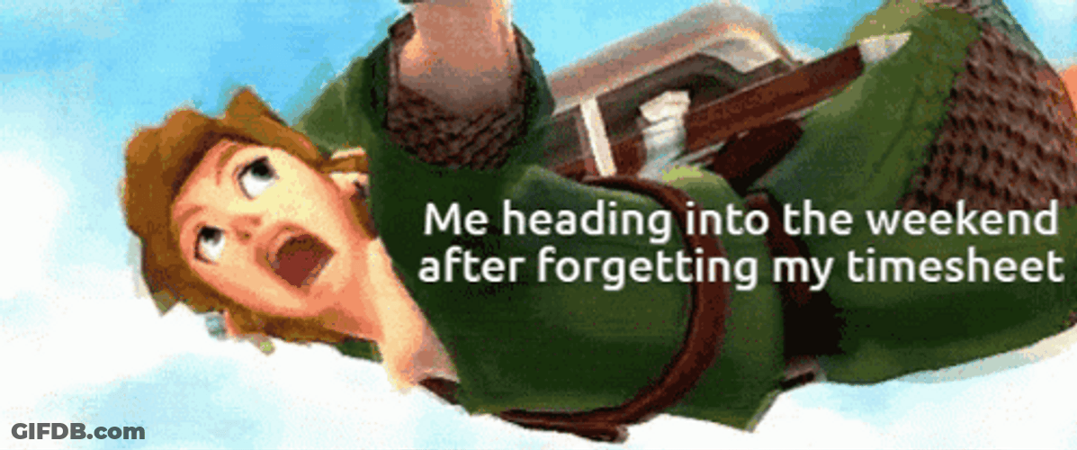 Heading To  Weekend Forgot But Forgot The Timecard GIF