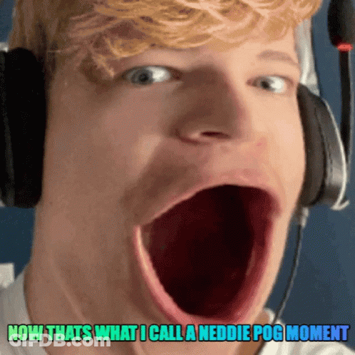 Headphone Man Now I Call Neddie Pog Moment GIF