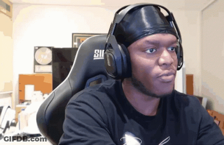 Headphones Ksi Confused GIF