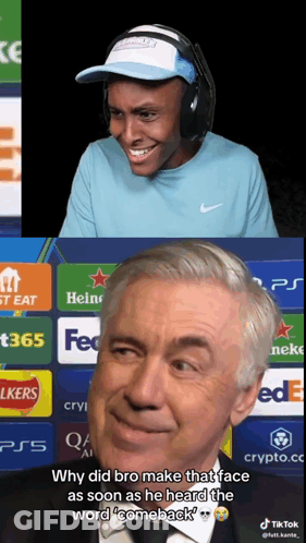 Headphones Smiling Man And Blue Shirt Man GIF