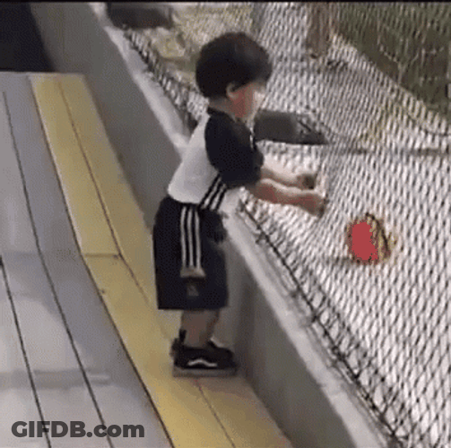 Headshot Kid Hit The Ball GIF