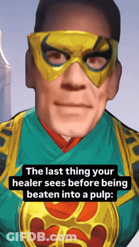 Healer Sees Masked Man Before Beating GIF