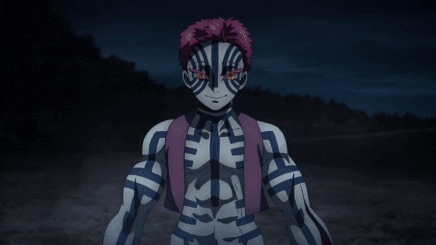 Healing Akaza GIF