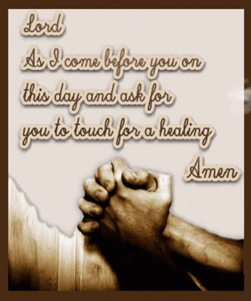 Healing Prayer To The Lord GIF