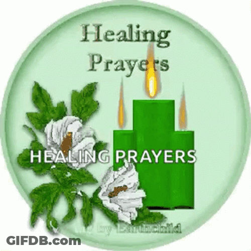 Healing Prayers Green Candle GIF