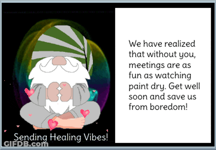 Healing Vibes Get Well Soon GIF