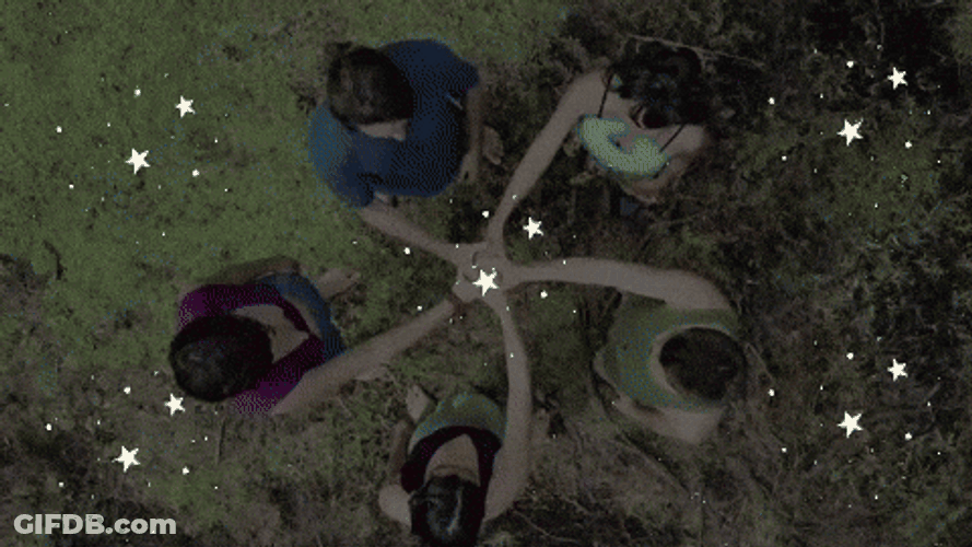 Healing Vibes Group Of People Hands In GIF