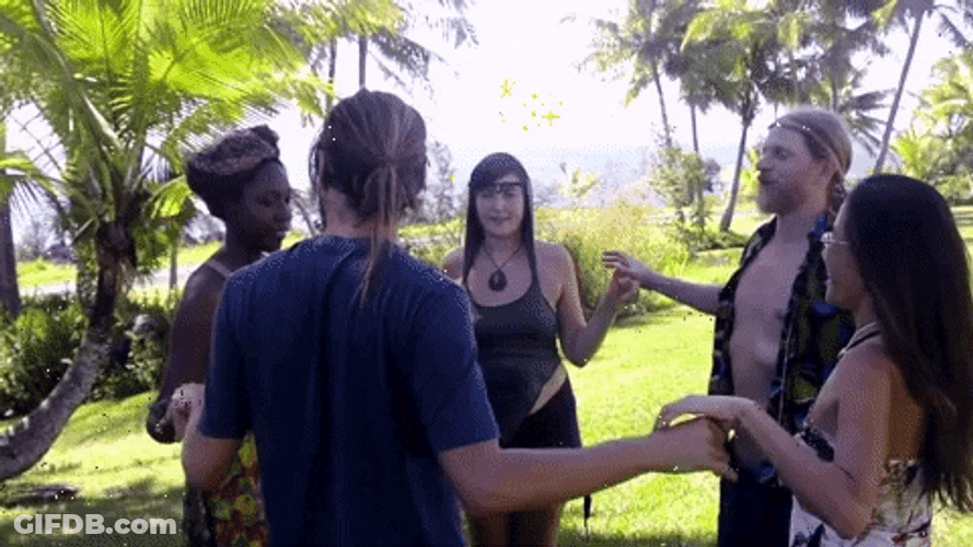 Healing Vibes Group Of People Meditating GIF