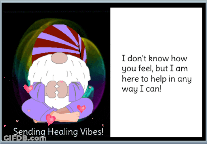 Healing Vibes Here To Help In Any Way GIF