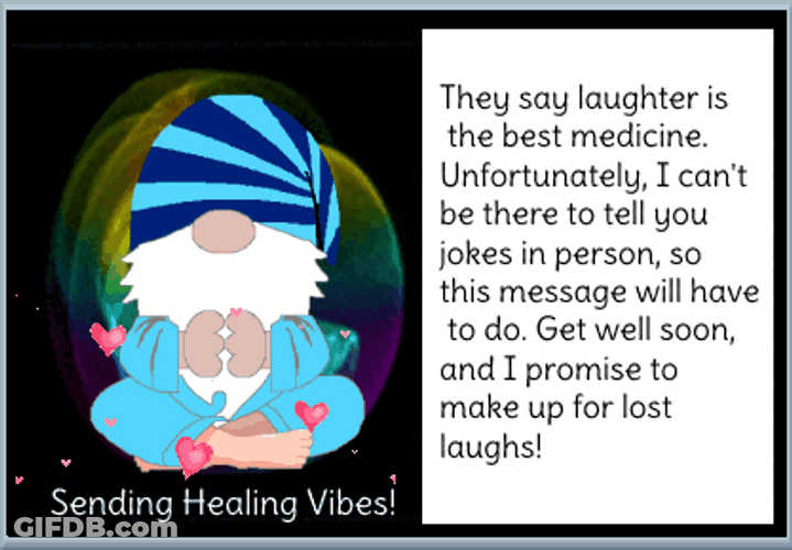Healing Vibes Laughter Is The Best Medicine GIF