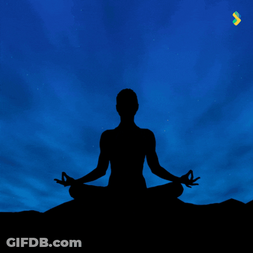 Healing Vibes World Meditation Day GIF