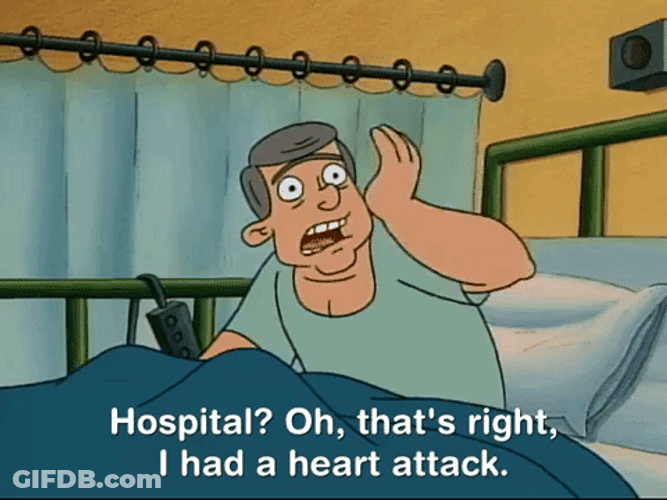Heart Attack Remembering GIF