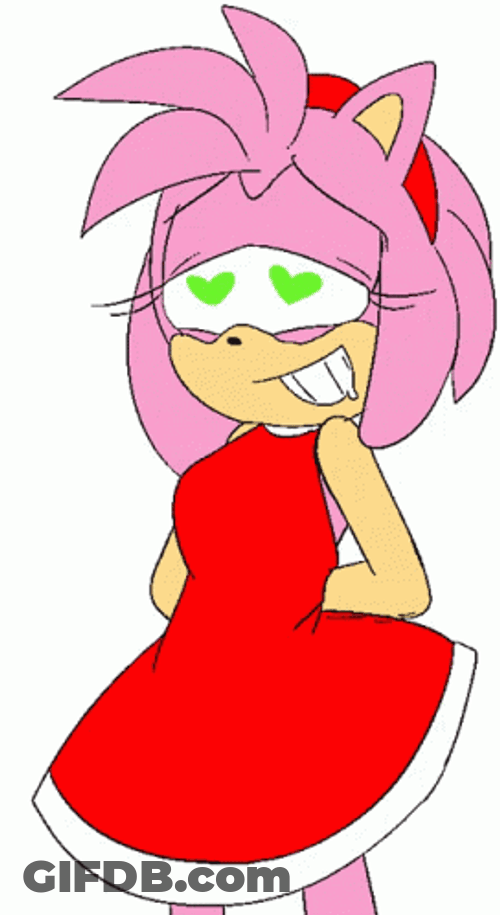 Heart Beating Amy Rose GIF