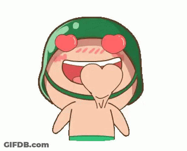 Heart Beating Chibi Soldier GIF