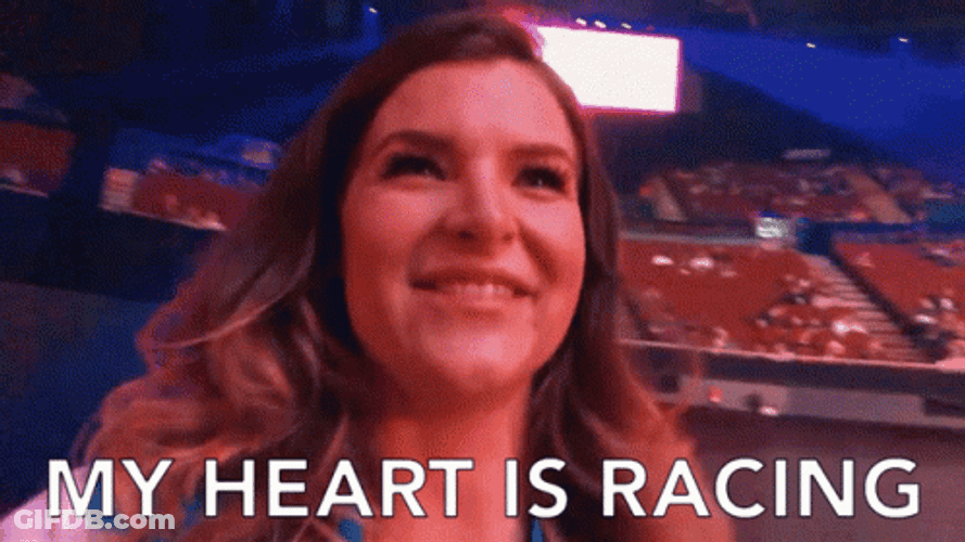 Heart Beating My Heart Is Racing GIF