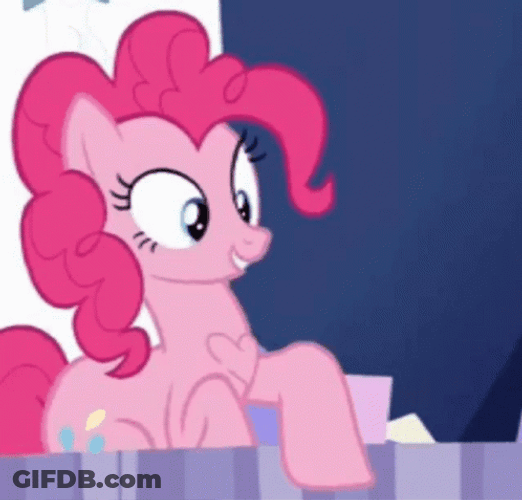 Heart Beating Pinkie Pie GIF