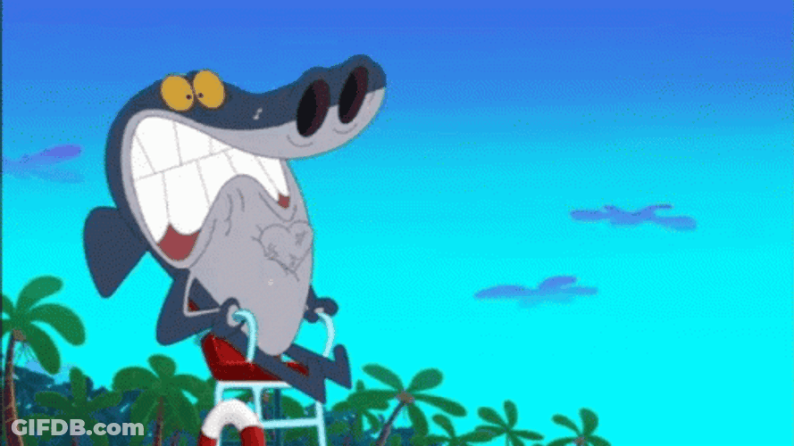 Heart Beating Sharko GIF