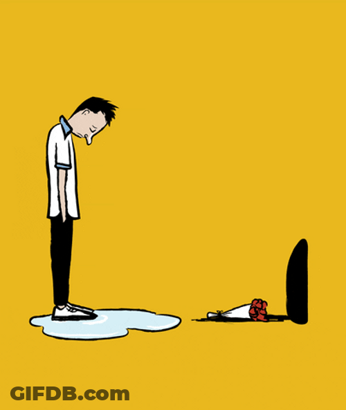 Heart Break Disappointed Man GIF
