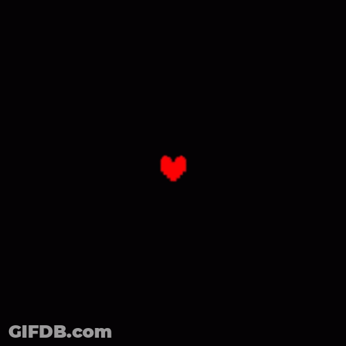 Heart Break In Black Background GIF