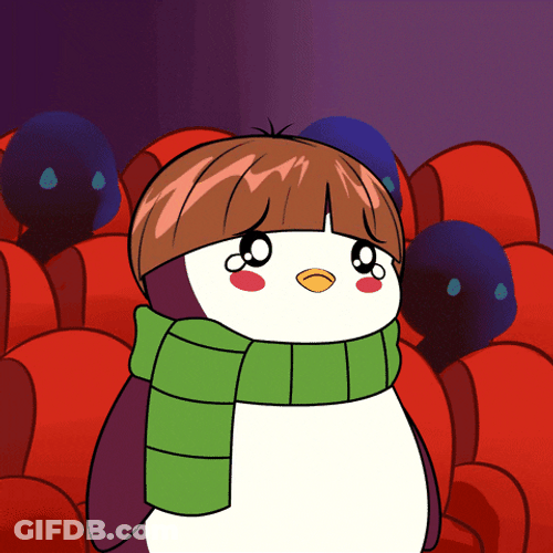 Heart Break Penguin Broken Image GIF