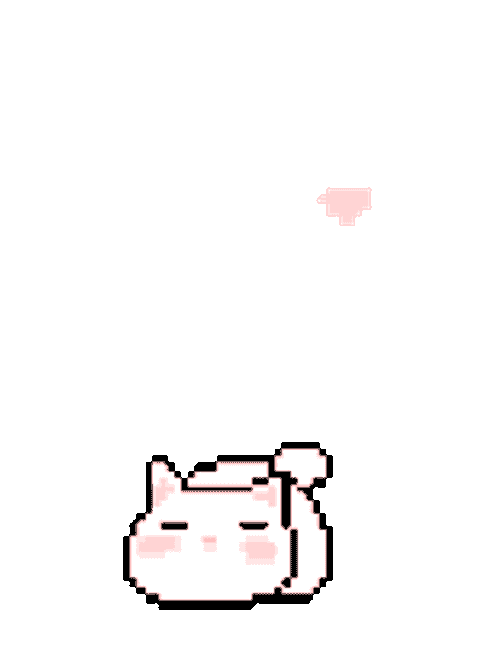 Heart Cat Sticker GIF