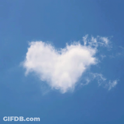 Heart Cloud Keep Calm And Cloudt On GIF
