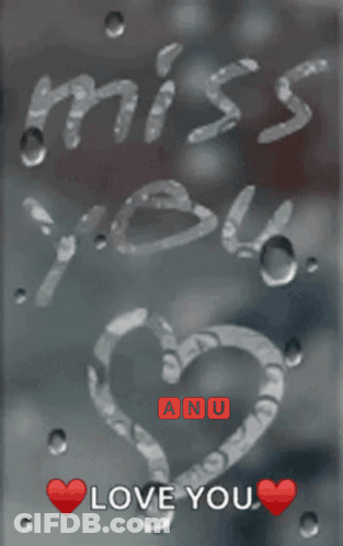 Heart Drawing Miss You GIF