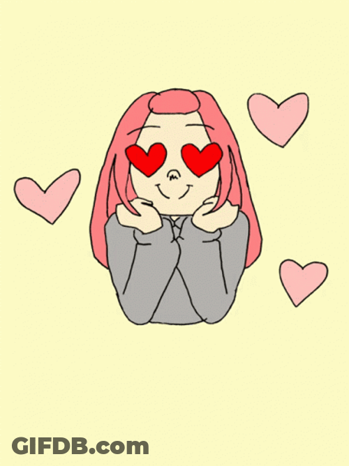 Heart Eyes In Love Animation GIF