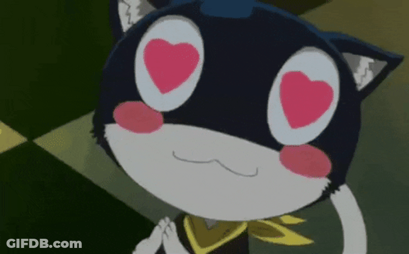 Heart Eyes Mona GIF