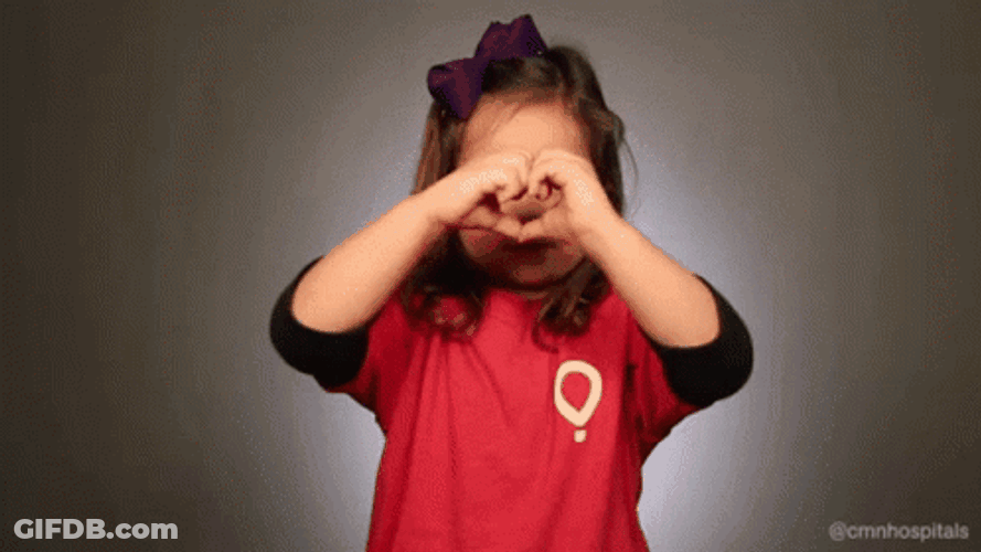 Heart Hands GIF