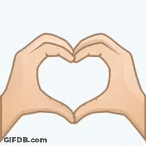 Heart Hands Meeting Together GIF