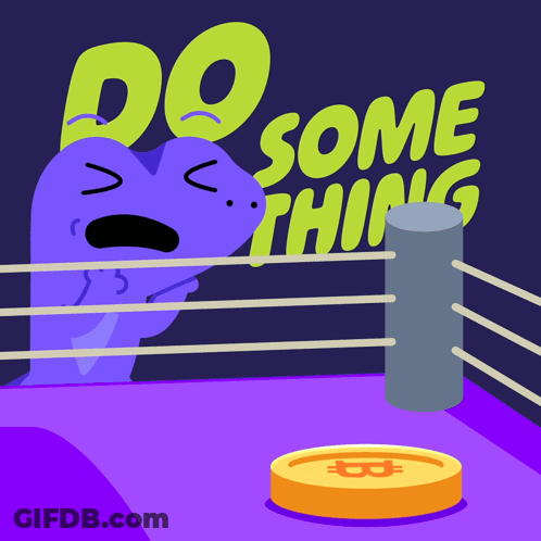 Heart In Boxing Ring Saying Do Some Thing GIF