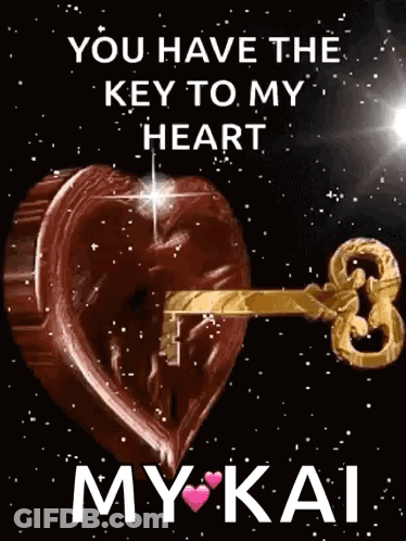 Heart Key You Have Key My Heart Kai GIF