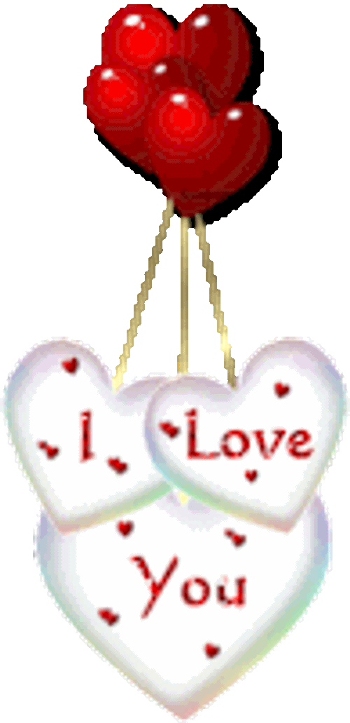 Heart Love You I Sticker GIF
