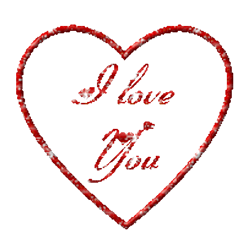 Heart Love You I Sticker GIF