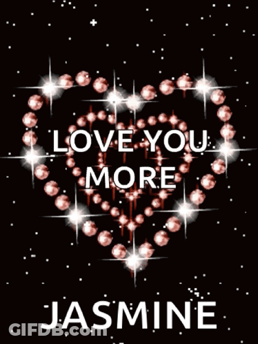 Heart Made Of Diamonds Love You More Jasmine GIF