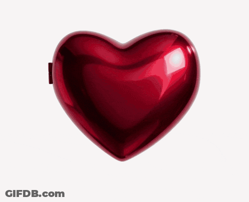 Heart Mirror Saying Wahoo Ochav GIF