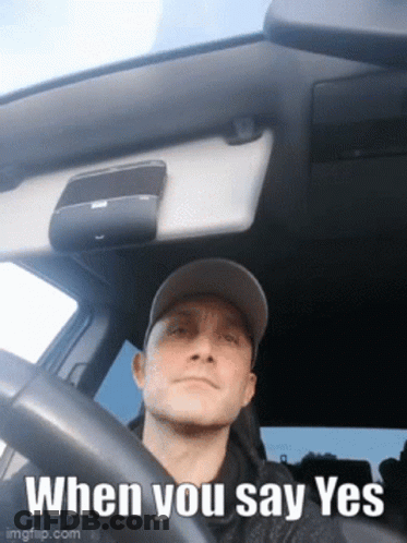 Heart Mirror With Man Saying No GIF