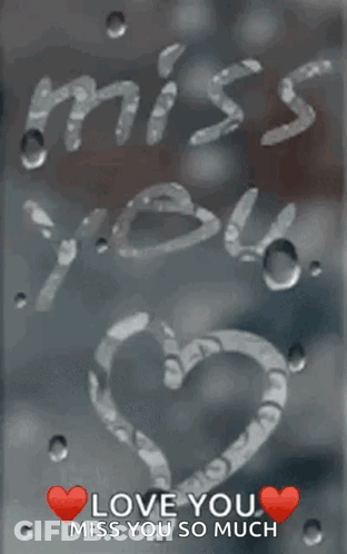 Heart Saying Love You Miss You So Much GIF