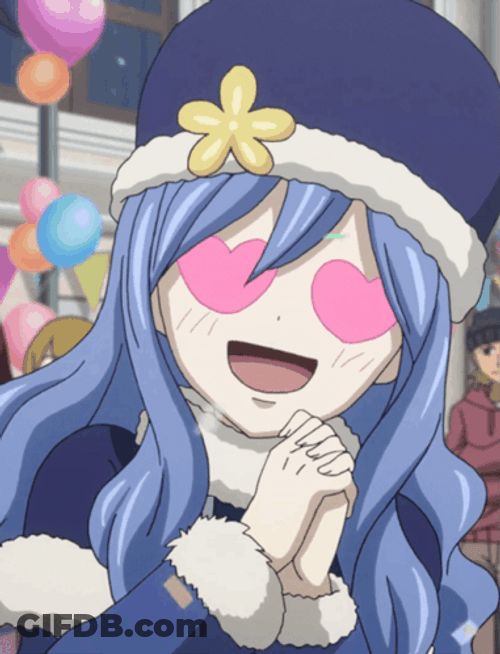 Heart Shaped Anime Eyes GIF