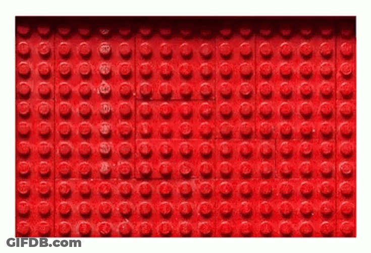 Heart Shaped Lego GIF