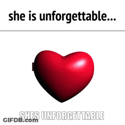 Heart Shaped Mirror She Is Unforgettable GIF