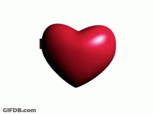 Heart Shaped Mirror With Man And Draken De Lina GIF