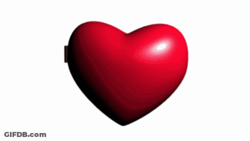 Heart Shaped Mirror With Monster Saying Leshy My Beloved GIF
