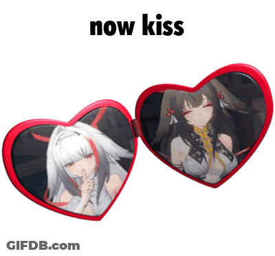 Heart Shaped Sunglasses Now Kiss GIF