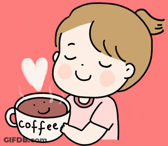 Heart Steam Cafe GIF