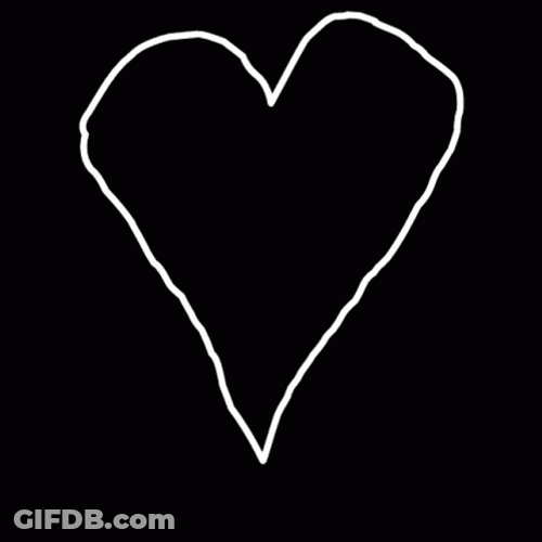 Heart To Rooster Transition Loop GIF
